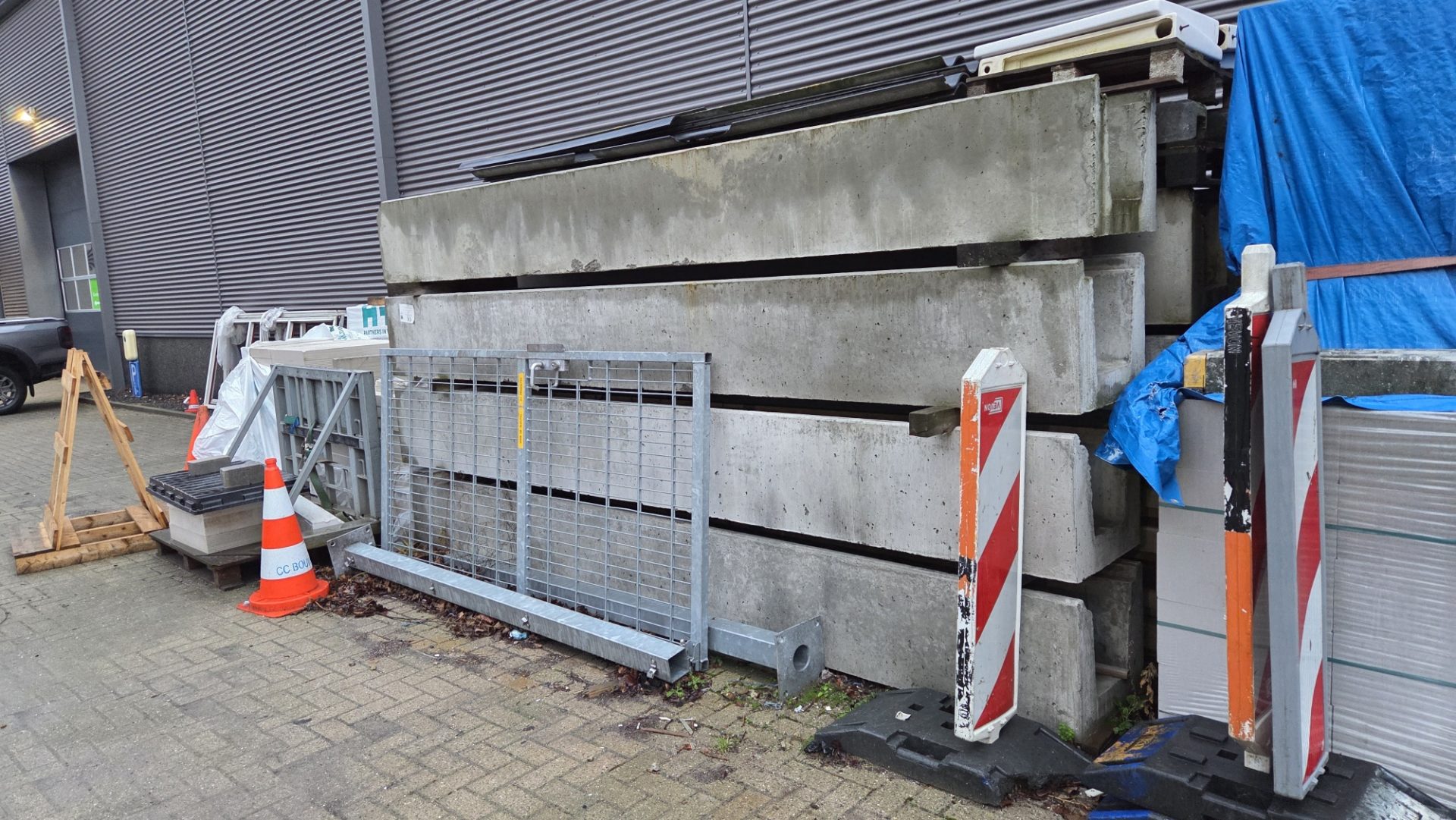 Prefab betonnen kabelgoot – U element – 400cm