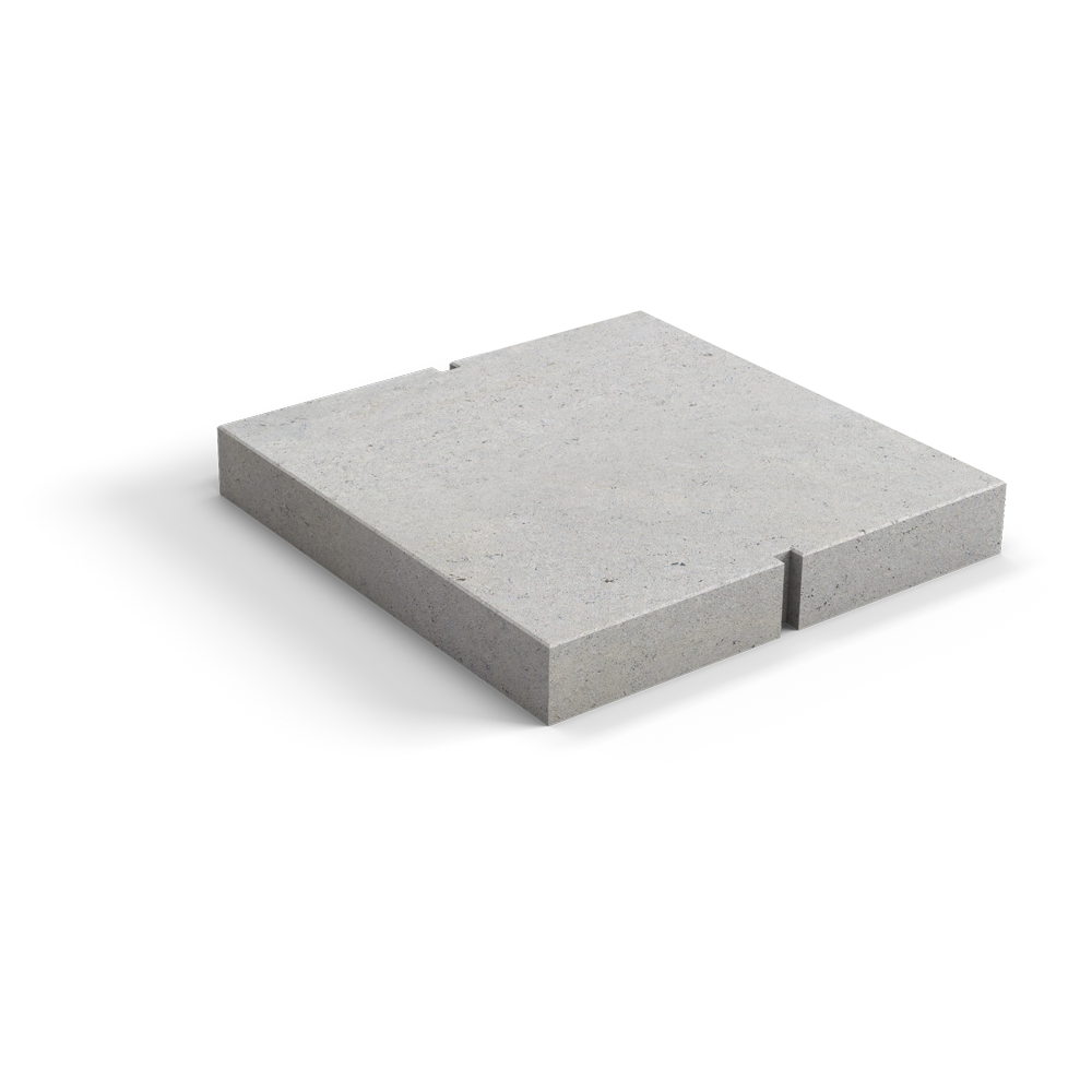 Nedabo Erfverhardingsplaat 100x100 cm met sleuf